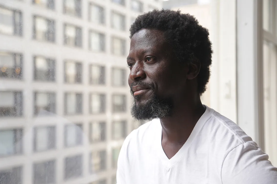 Ibrahim Mahama ritratto ©Almudena Caso Burbano